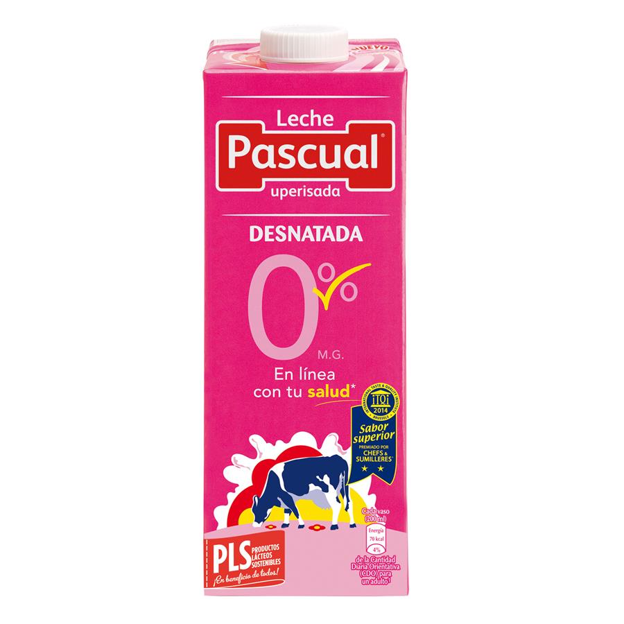 LECHE DESNATADA PASCUAL BRICK 1 L..