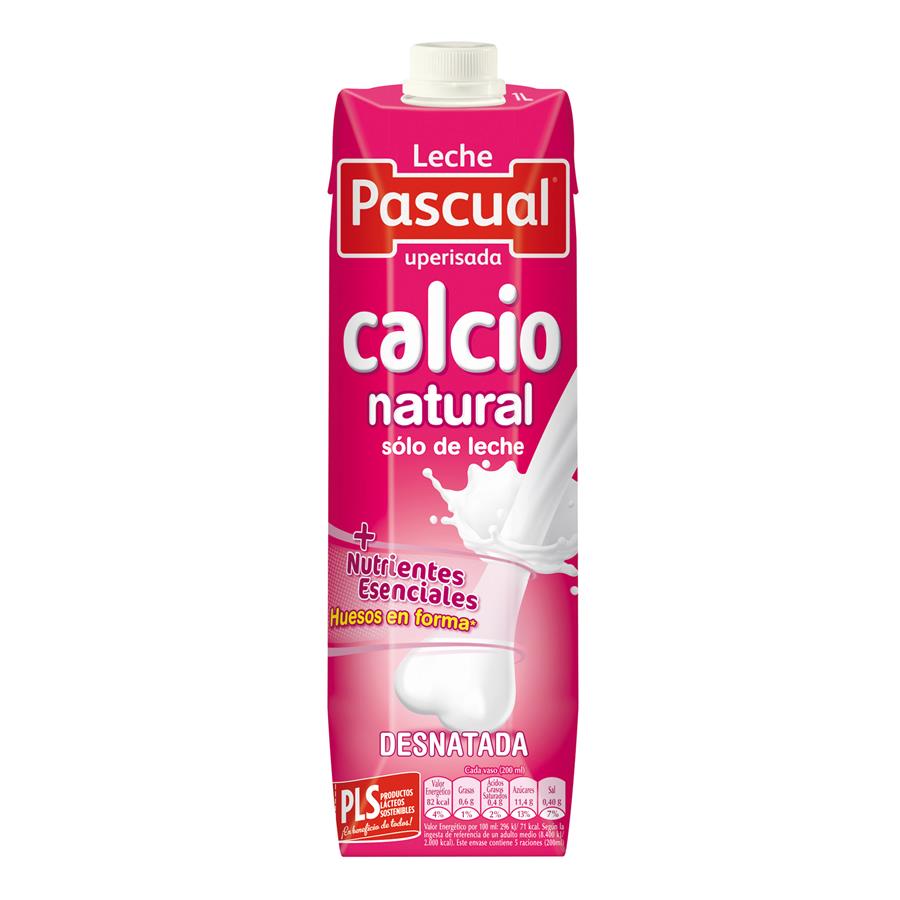 LECHE DESNATADA C/CALCIO PASCUAL 1L