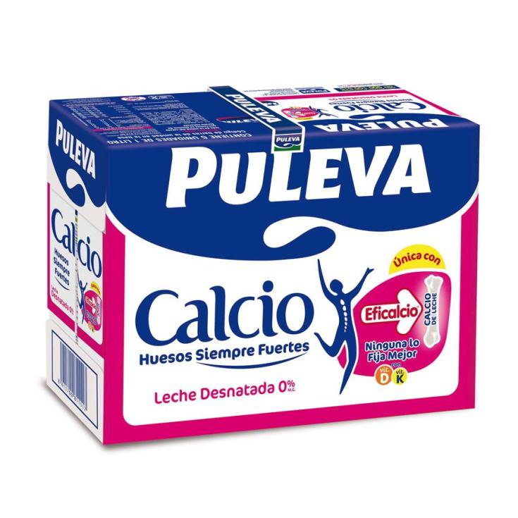 LECHE DESNAT.CALCIO PULEVA BR.1L