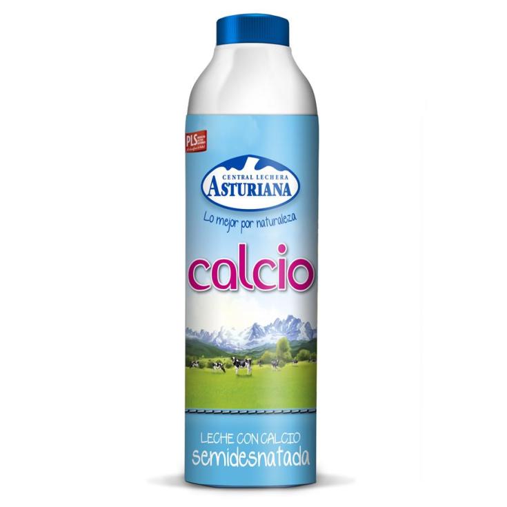 LECHE SEMI CALCIO ASTURIANA 1L