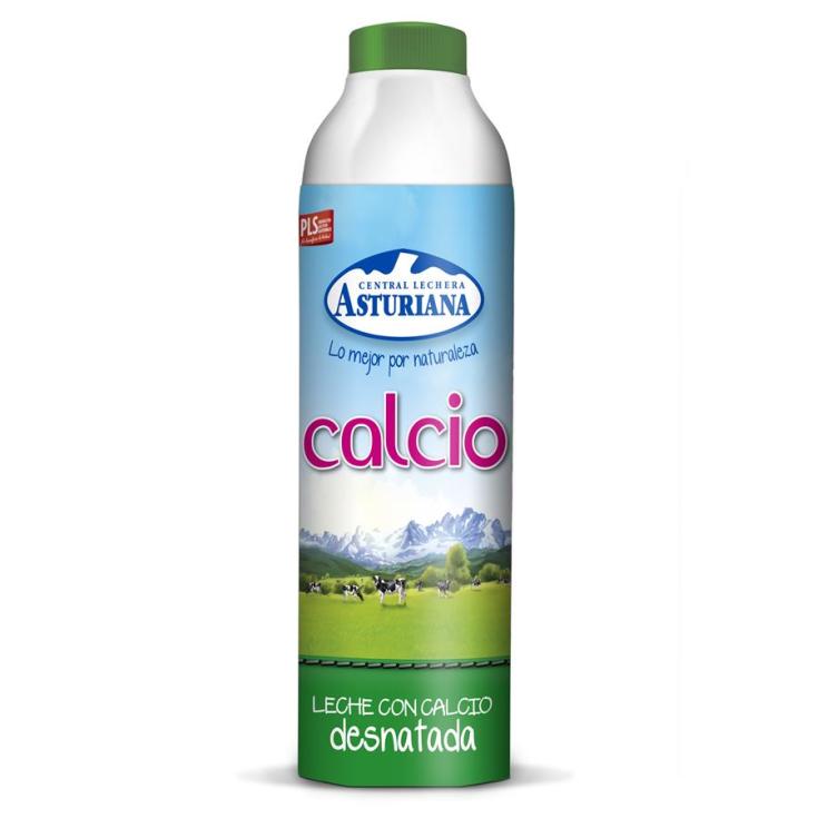 LECHE DESNA CALCIO ASTURIANA 1L