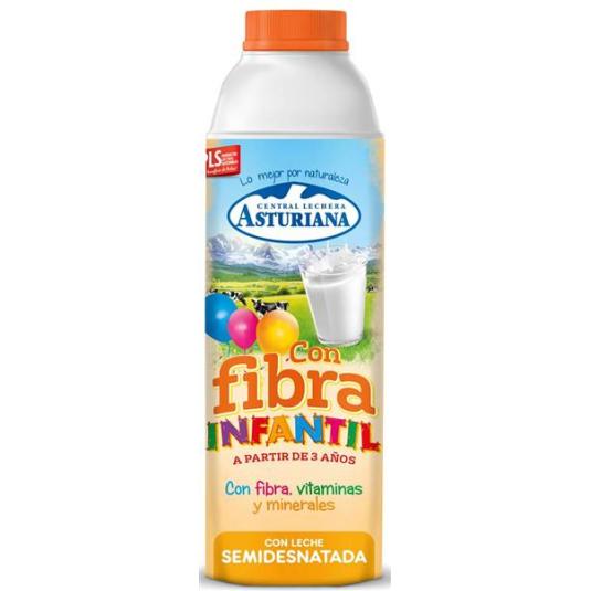 LECHE FIBRA INFANTIL ASTURIANA 1L