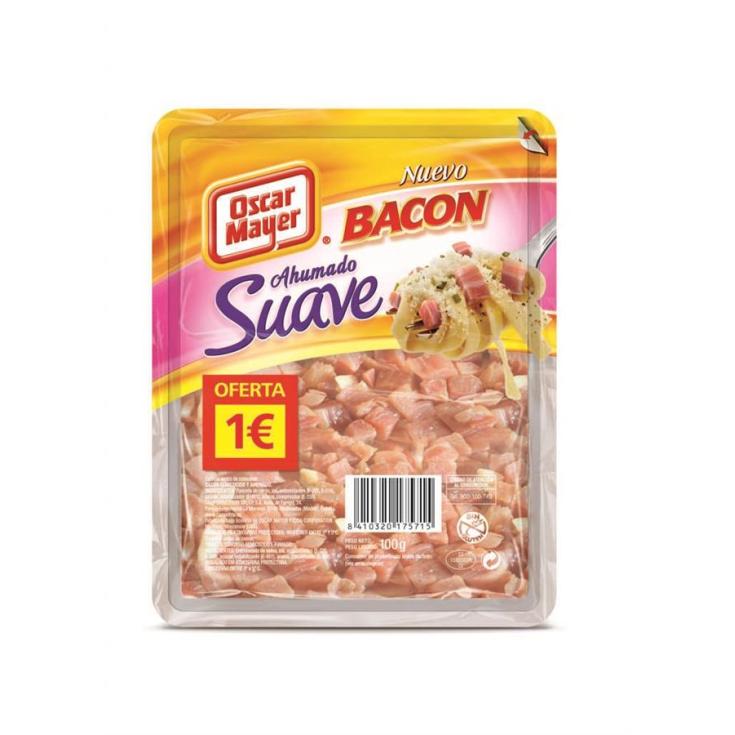 TIRAS BACON SUAVE O.M.100GR