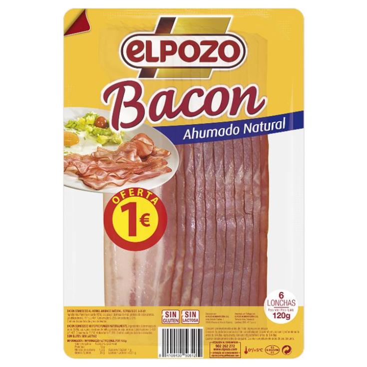 BACON LONCHAS 120 GR EL POZO