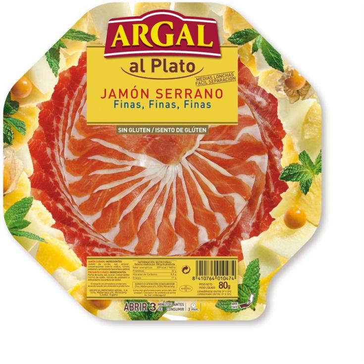 PLATO JAM.SERRANO F/L 80G ARGAL