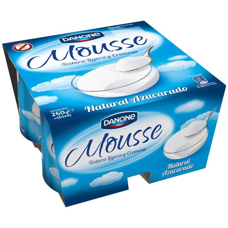 YOG MOUSSE DANONE NAT AZUCAR P4