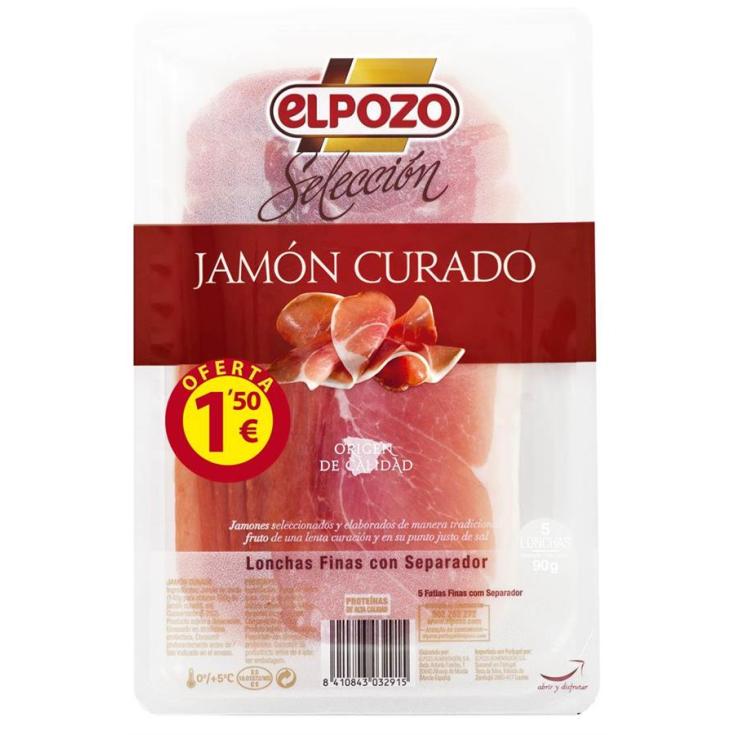 JAM.CURADO SEL.LONCH.90G EL POZO