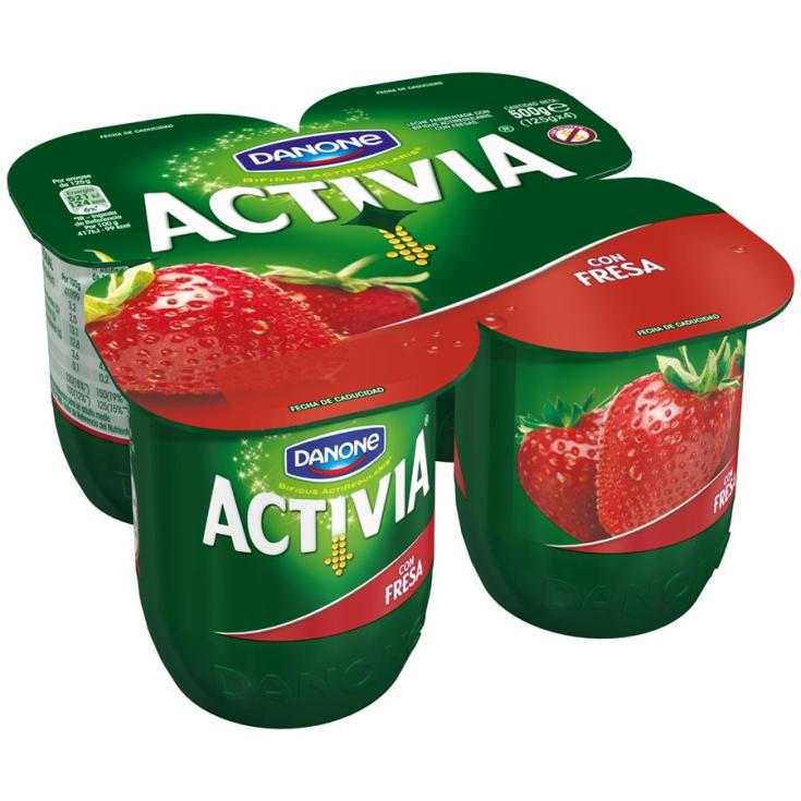 YOG.ACTIVIA C/FRESAS DANONE P-4