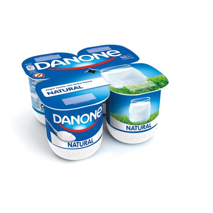 YOGUR NATURAL DANONE P4 500ML