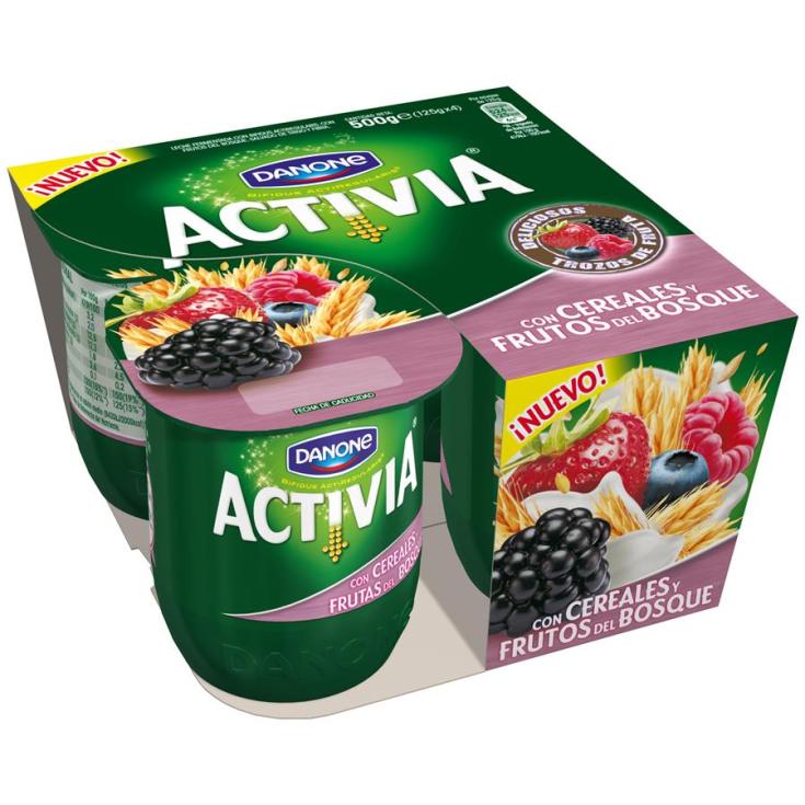 YOG.ACTIVIA FIBRA F.BOSQ/CEREAL X4 DANON