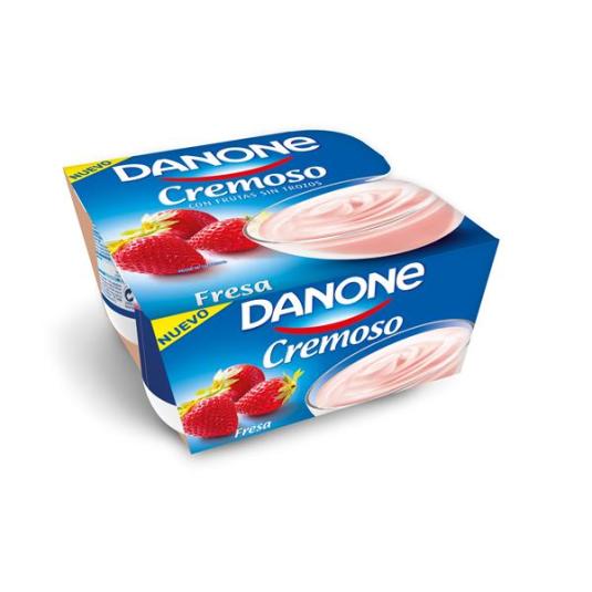 DANONE CREMOSO FRESA PACK-4