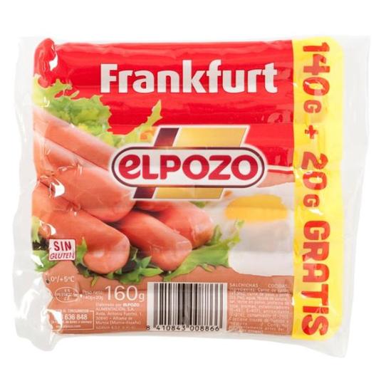 SALCHICH.FRANKFURT 140+20G POZO