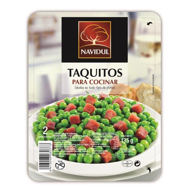 TAQUITOS JAMON NAVIDUL 140G.