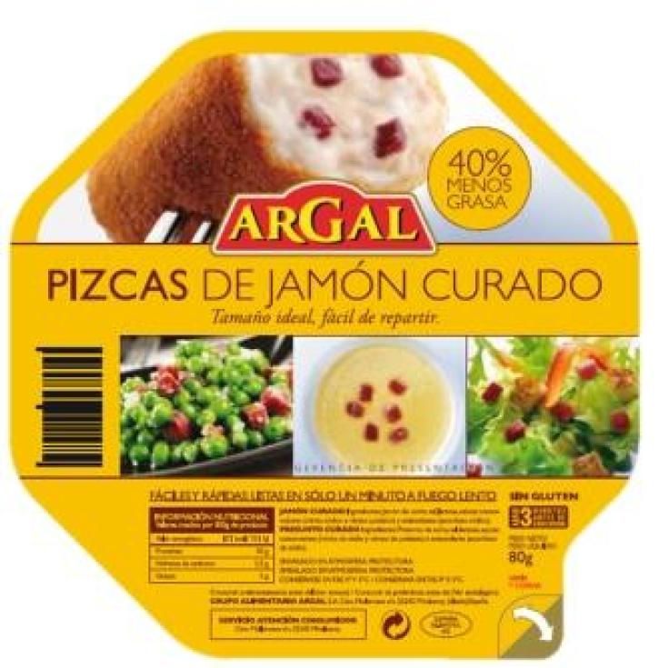 PIZCAS JAMON CURADO ARGAL B.80G