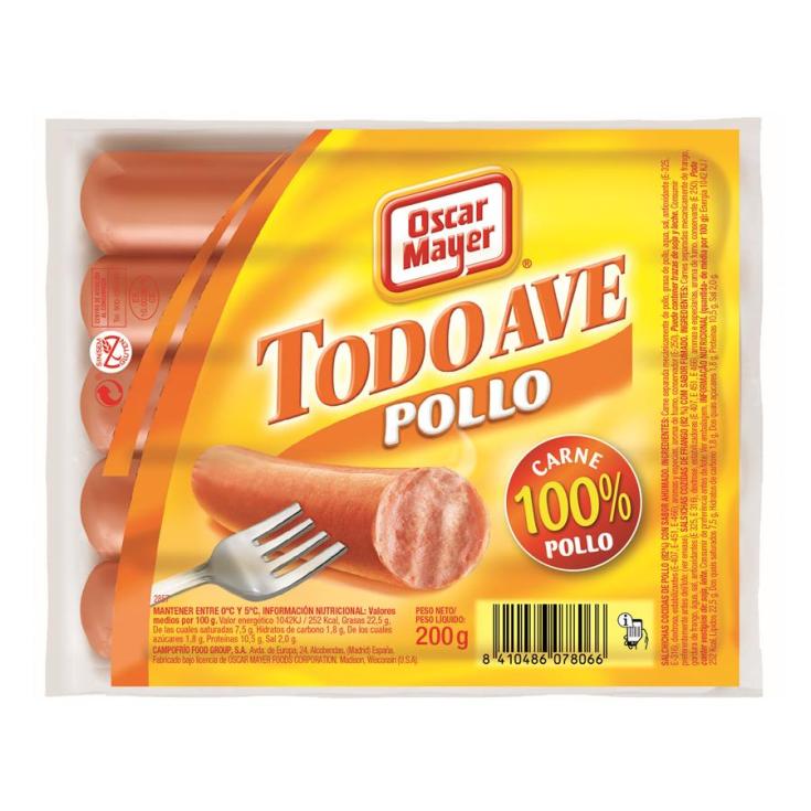 SALCHICH.POLLO OSCAR MAYER 200G