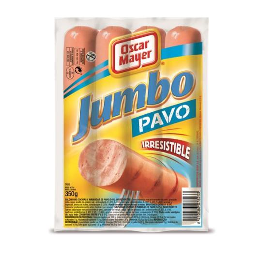 SALCHICH.JUMBO PAVO O.MAYER 350G