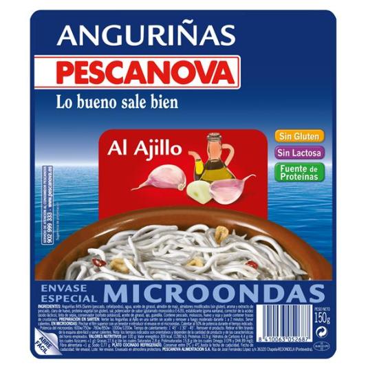 ANGURIÑAS AJILLO PESCANOVA 180GR