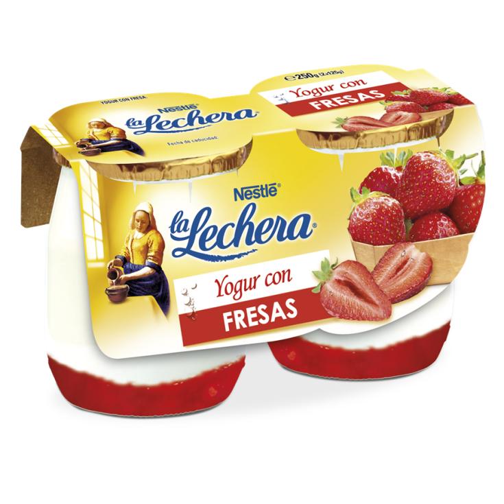 YOGUR C/FRESA LA LECHERA P-2