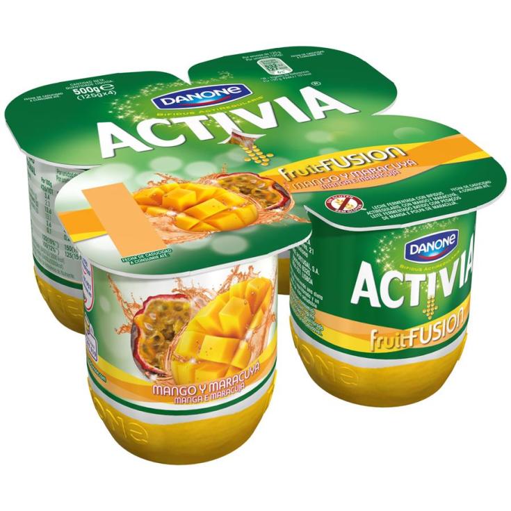 Y.ACTIVIA FUS.MANGO/MARACUYA X4 DANONE