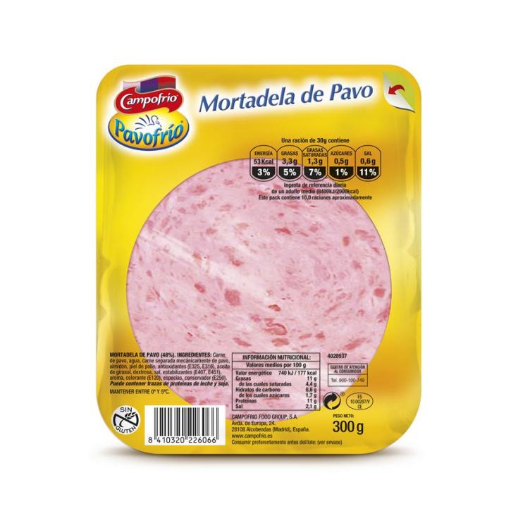 MORTADELA PAVOFRIO LONCH.300G