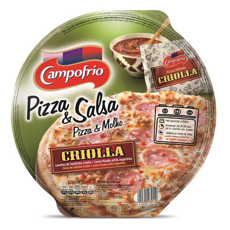 PIZZA CRIOLLA CAMPOFRIO 370G