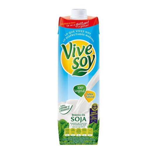 VIVESOY SOJA NATURAL BRICK 1 L.