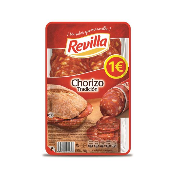 CHORIZO TRAD.REVILLA LONCH.85G