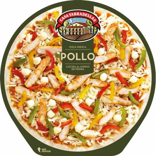 PIZZA FRESCA POLLO 410GR TARRAD.