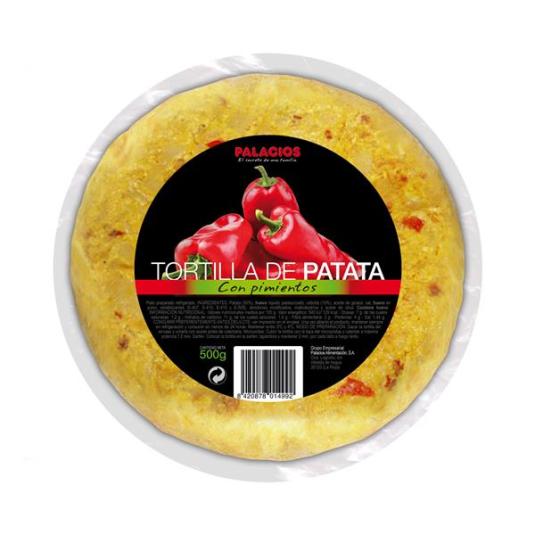 TORTILLA C/PIMIENTOS PALACIOS 500GR