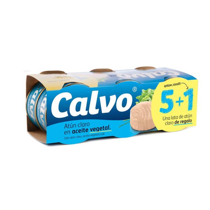 ATUN CLARO CALVO ACEIT PACK 5+1