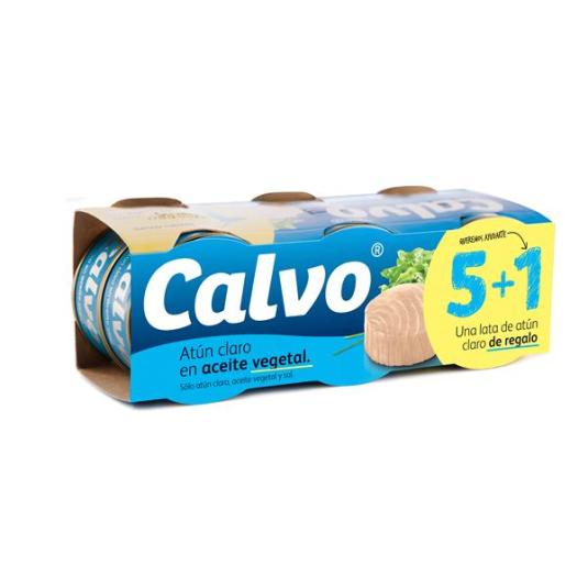 ATUN CLARO CALVO ACEIT PACK 5+1