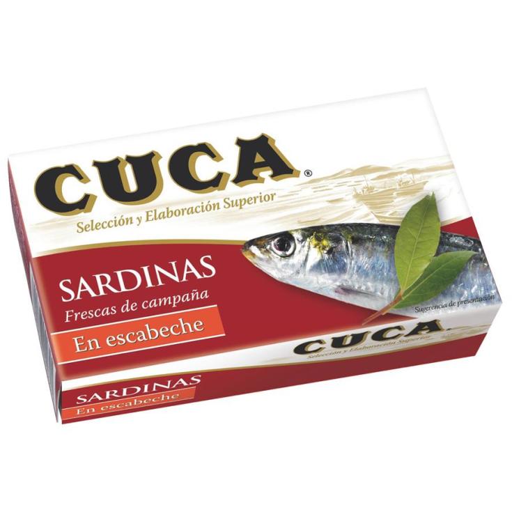 SARDINAS ESCABE.CUCA 3/4 125GR