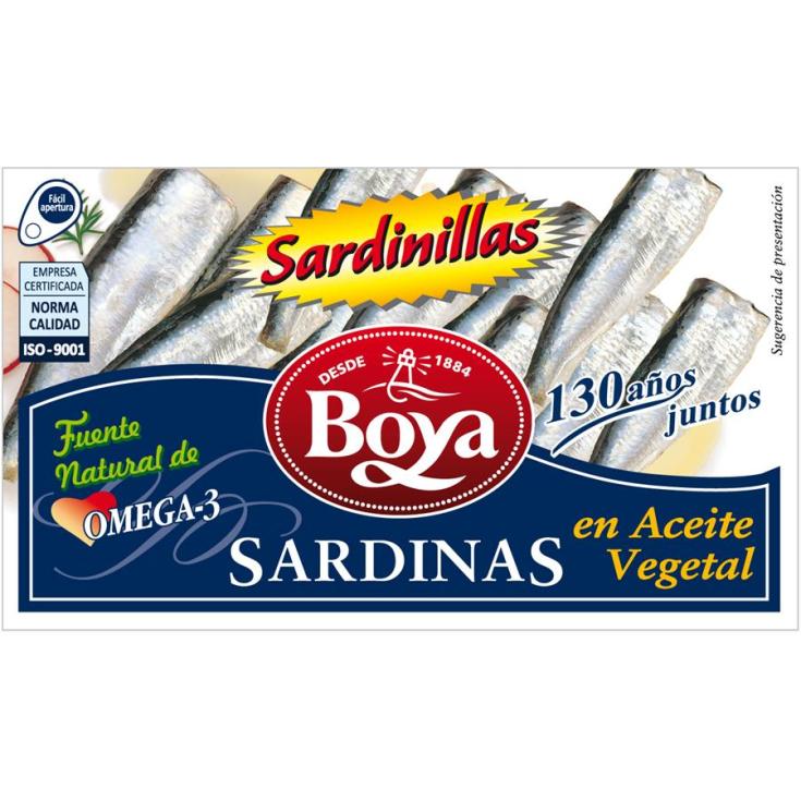 SARDINILLAS ACEIT.VEG BOYA 90G