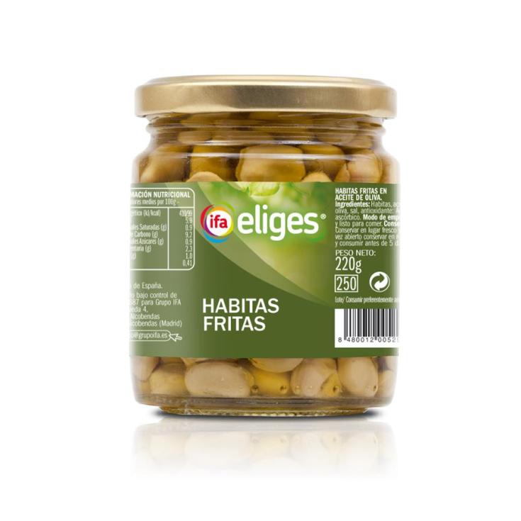 HABITAS FRITAS AC. OLIVA FR 250G