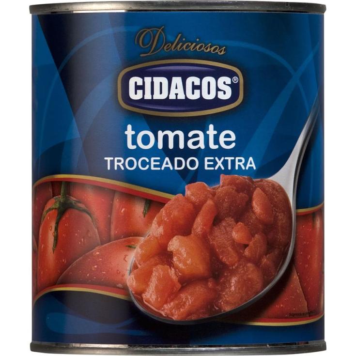 TOMATE TROCEADO CIDACOS 1 KG