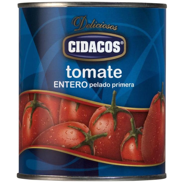 TOMATE NAT.ENTERO CIDACOS 820G