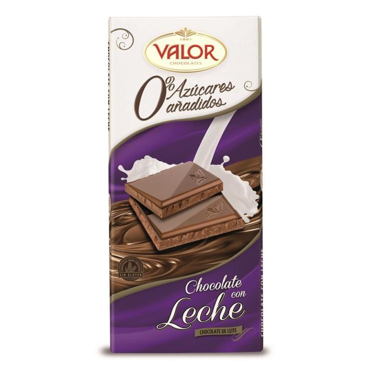 CHOCO.LECHE S/AZ.VALOR TAB.125G