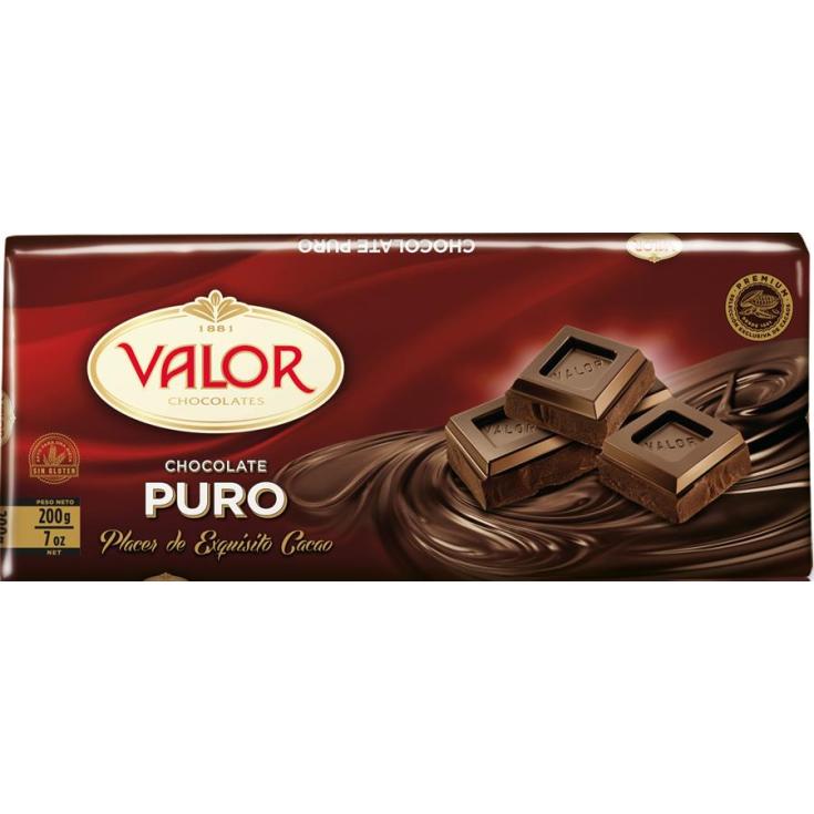 CHOCOLATE PURO VALOR 200G