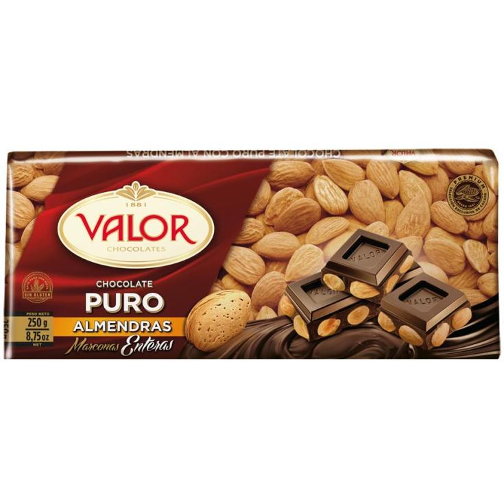 CHOCOL.PURO C/ALMEND.VALOR 250G