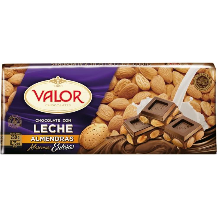 CHOC.PURO LECHE-ALMEN.VALOR 250