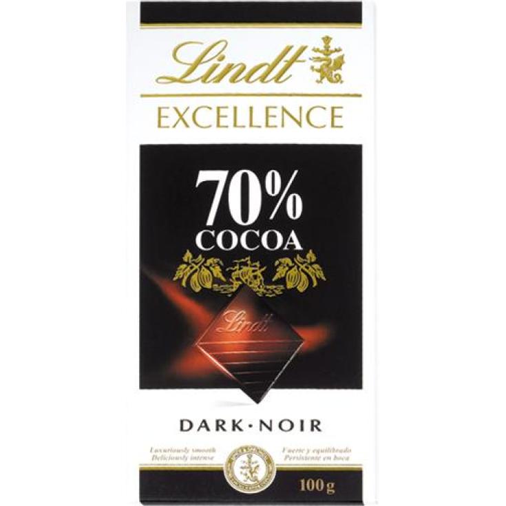 CHOCO.EXCEL.70%CACAO LINDT 100G