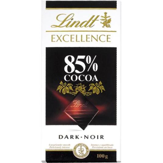 CHOC.EXCELL.85% CACAO LINDT 100G