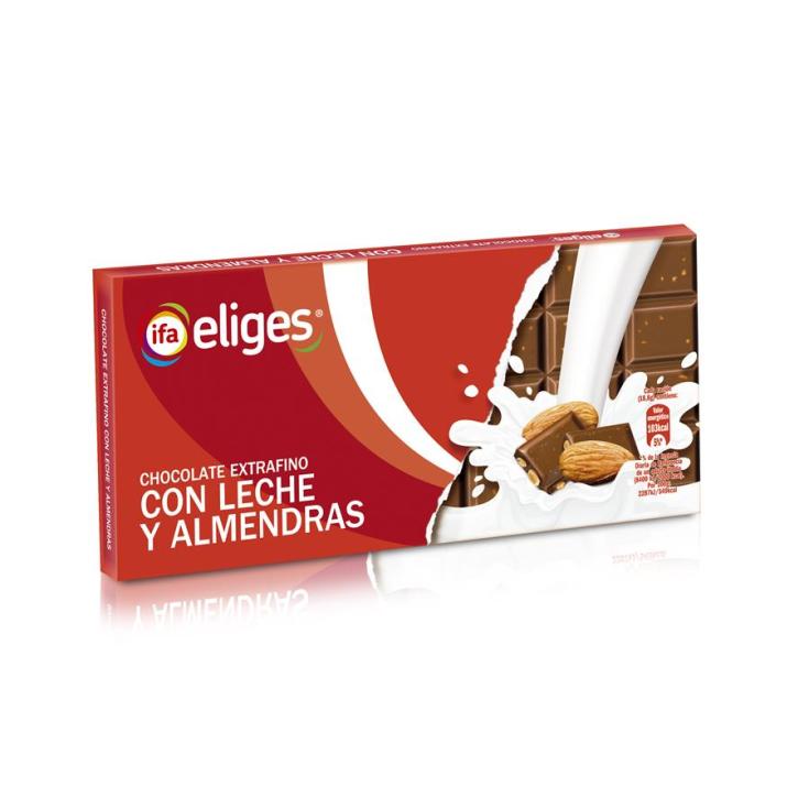 CHOCOLATE LECHE ALMENDRA IFA 150G