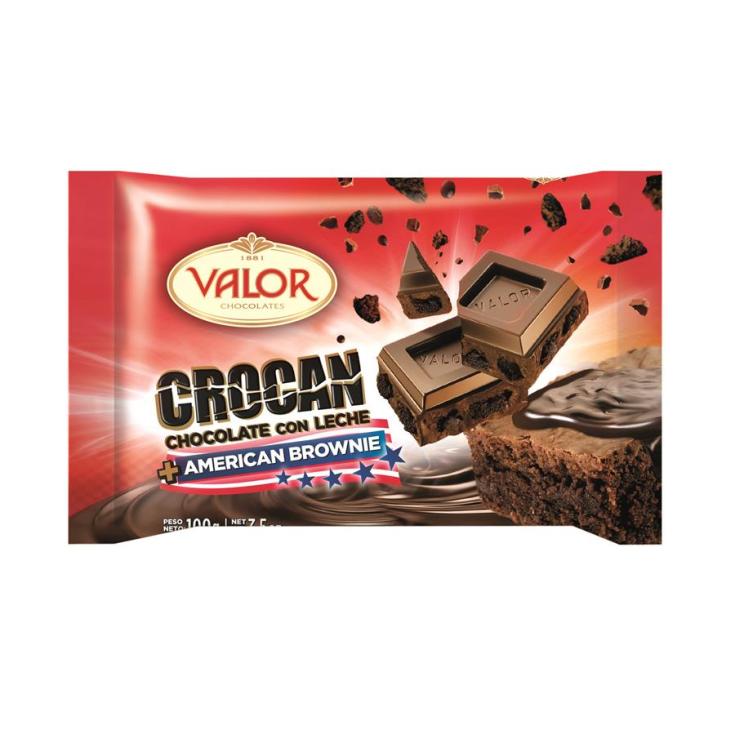 CHOC.CROCAN BROWNIE VALOR 100G