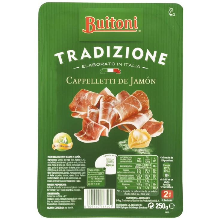 CAPELLETI PROSCIUT BUITONI 250G