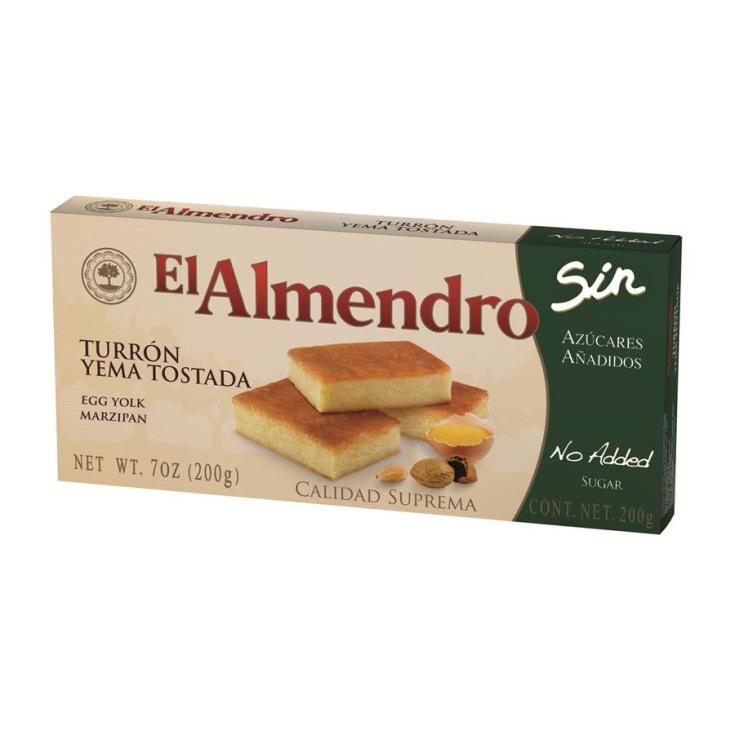 TURRON YEMA S/AZ.ALMENDRO 200GR