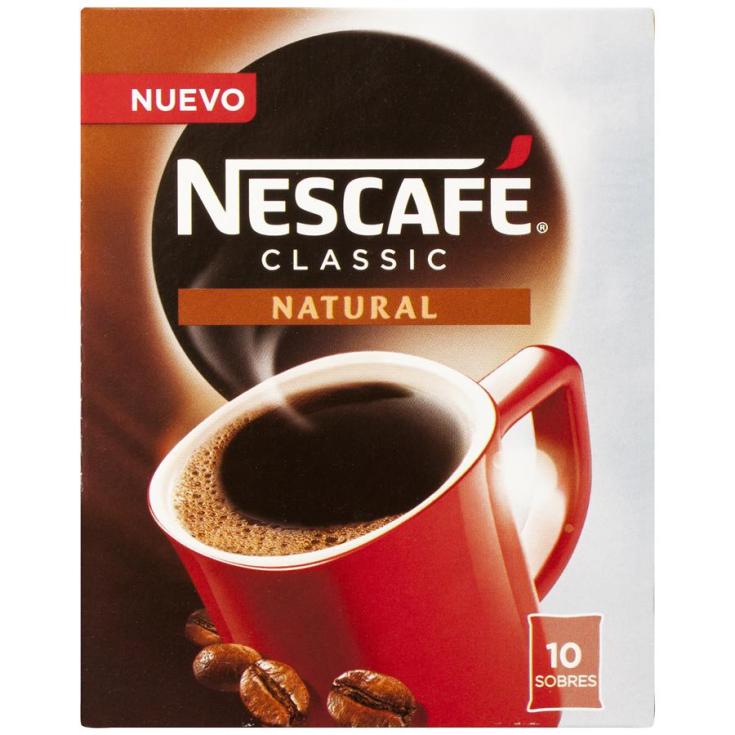 CAFE SOLUBLE NAT.NESCAFE SOBRES