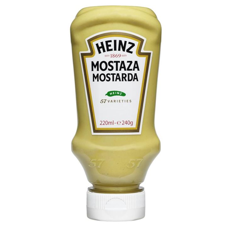 MOSTAZA BOCABAJO HEINZ 220ML