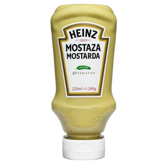 MOSTAZA BOCABAJO HEINZ 220ML