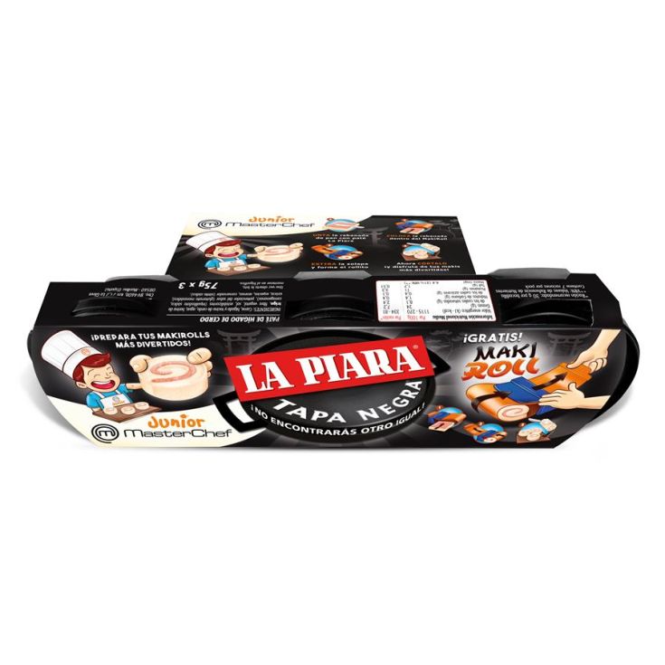 PATE TAPA NEGRA LA PIARA P-3 242G